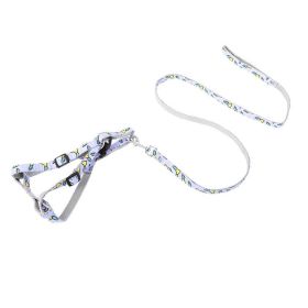 Cartoon Love Printed Dog Traction Rope (Option: Purple-1.0cm)