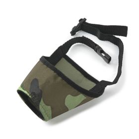 Anti-bite Anti-miseating Dog Mouth Cover Waterproof  Bark Stopper (Option: Camouflage-No3)